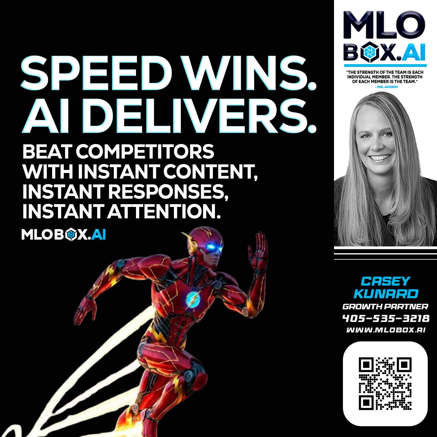 SPEED WINS - Casey Kunard -Mortgage Loan Officer