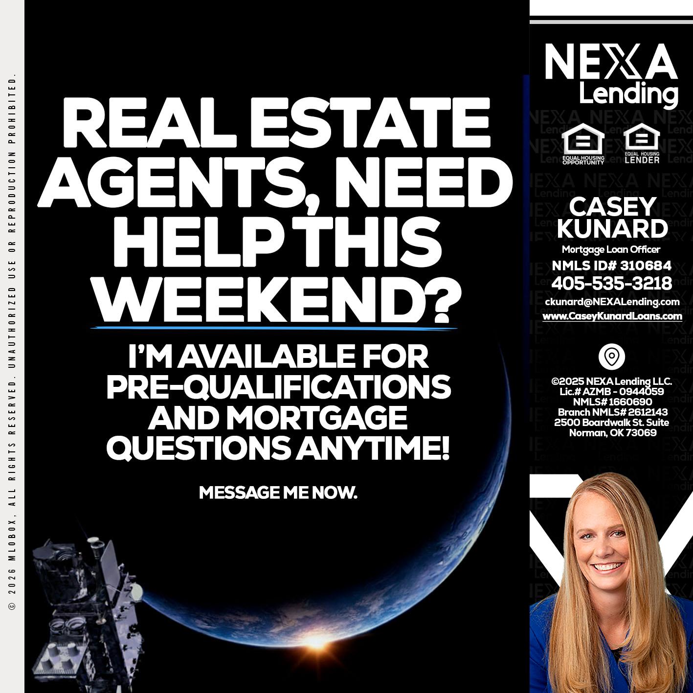 REAL ESTATE AGENTS - Casey Kunard -Mortgage Loan Officer