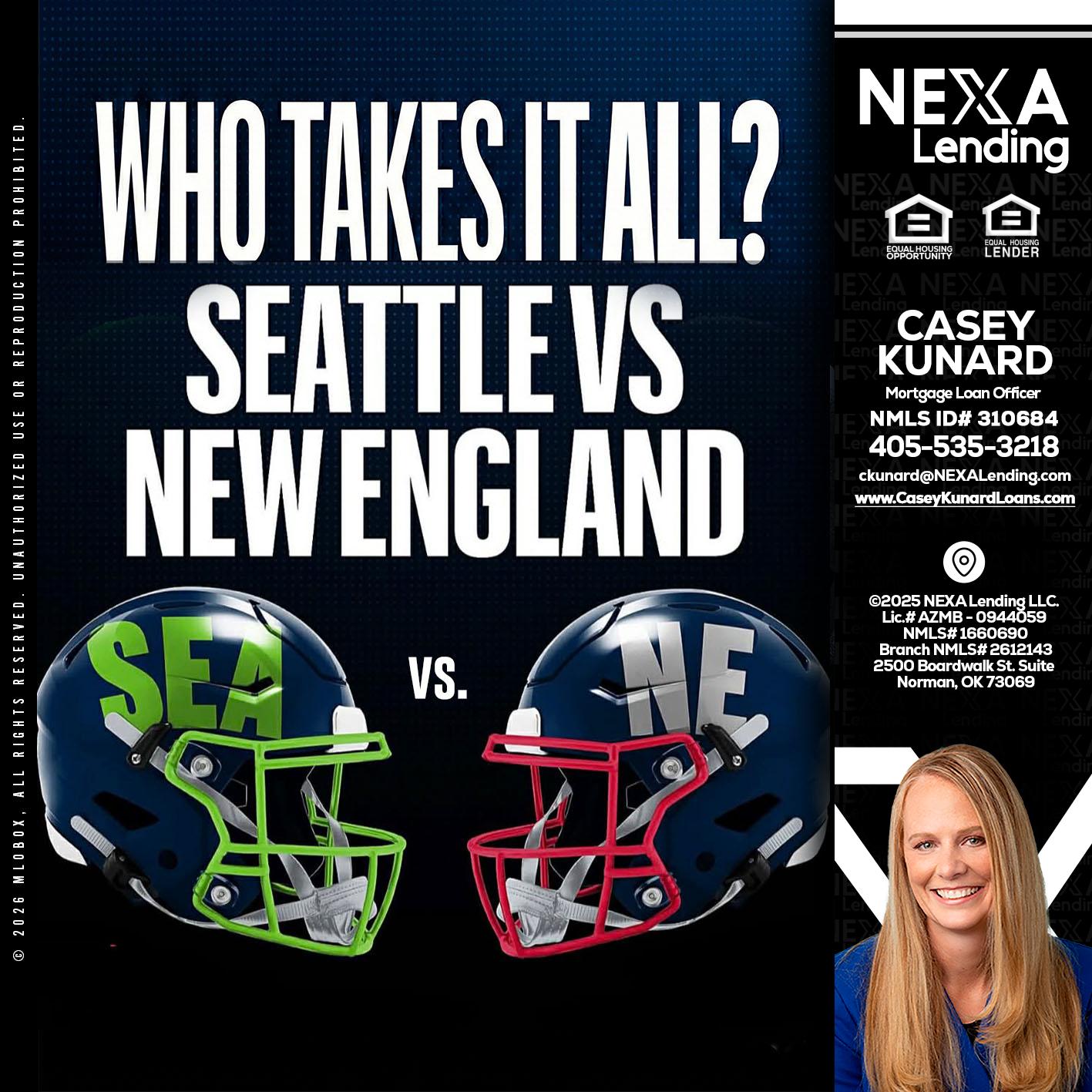 WHO TAKE IT ALL? - Casey Kunard -Mortgage Loan Officer