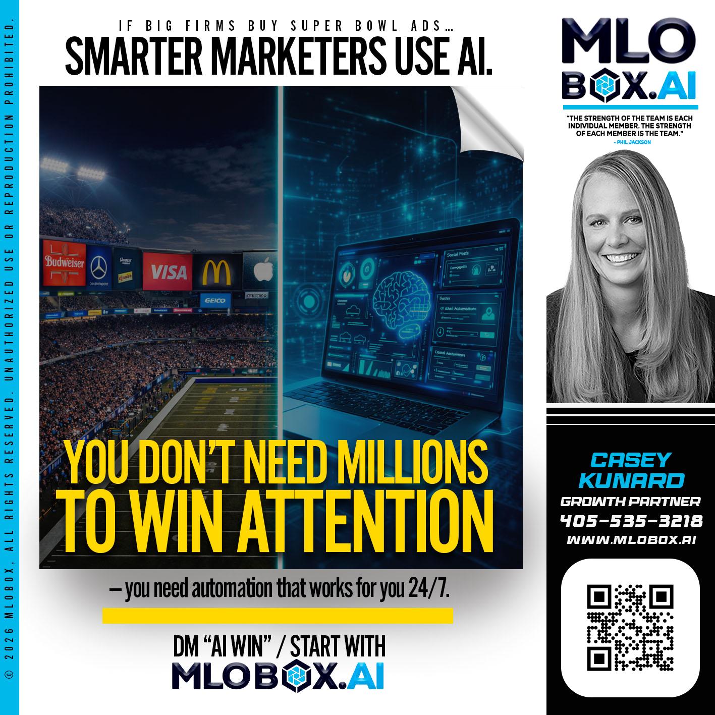 you don't need - Casey Kunard -Mortgage Loan Officer