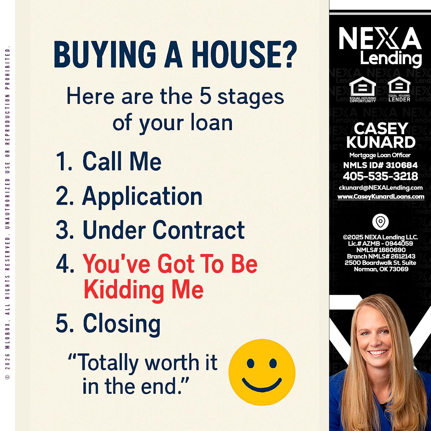 BUYING A HOUSE - Casey Kunard -Mortgage Loan Officer