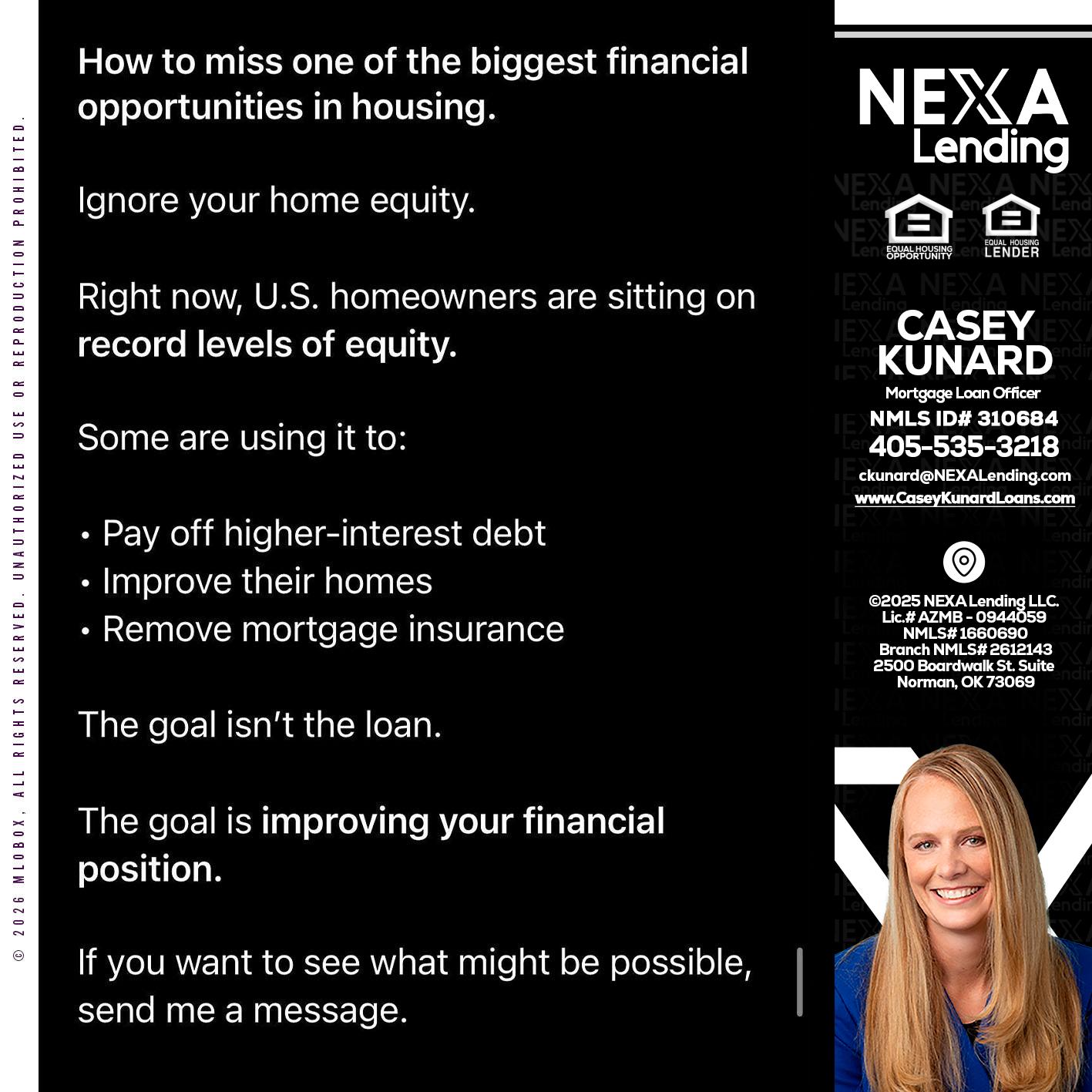 how to miss - Casey Kunard -Mortgage Loan Officer