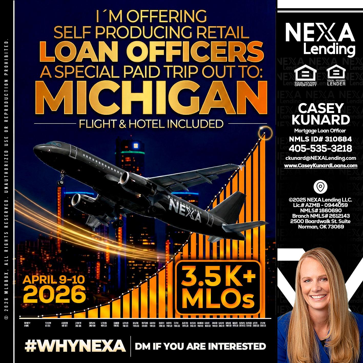 3.5K - Casey Kunard -Mortgage Loan Officer