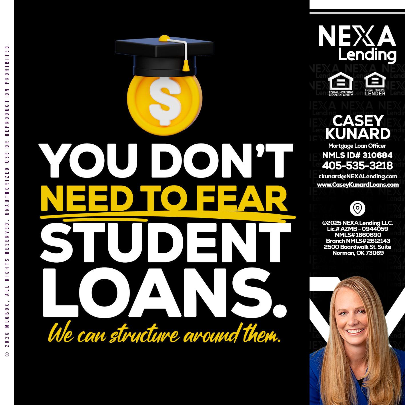 YOU DONT NEED - Casey Kunard -Mortgage Loan Officer