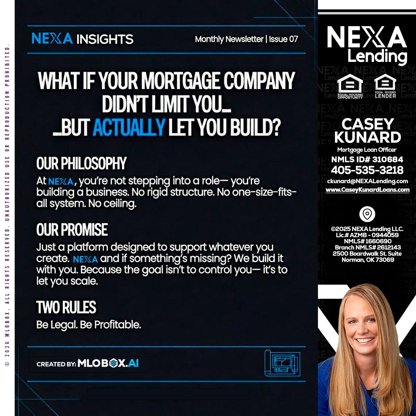 NEXA INSIGHTS - Casey Kunard -Mortgage Loan Officer