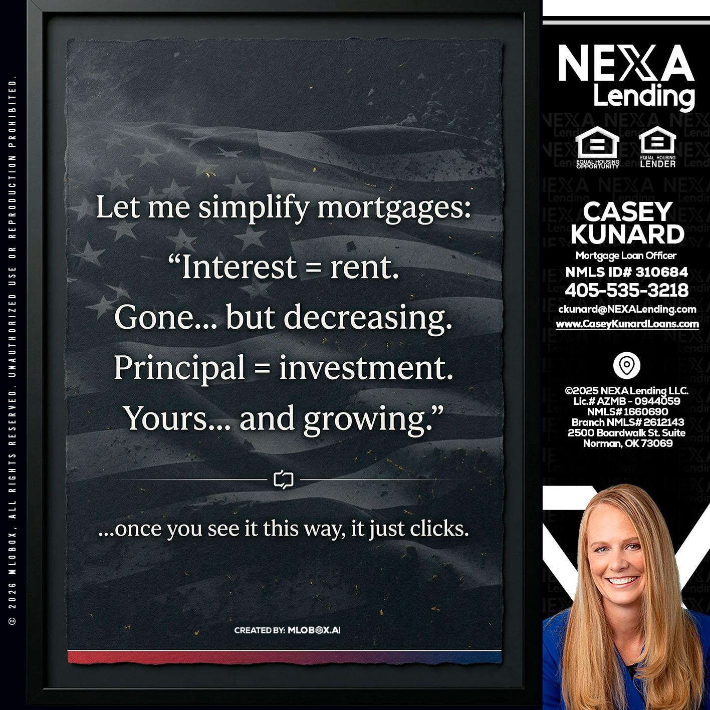 LET ME SIMPLIFY - Casey Kunard -Mortgage Loan Officer