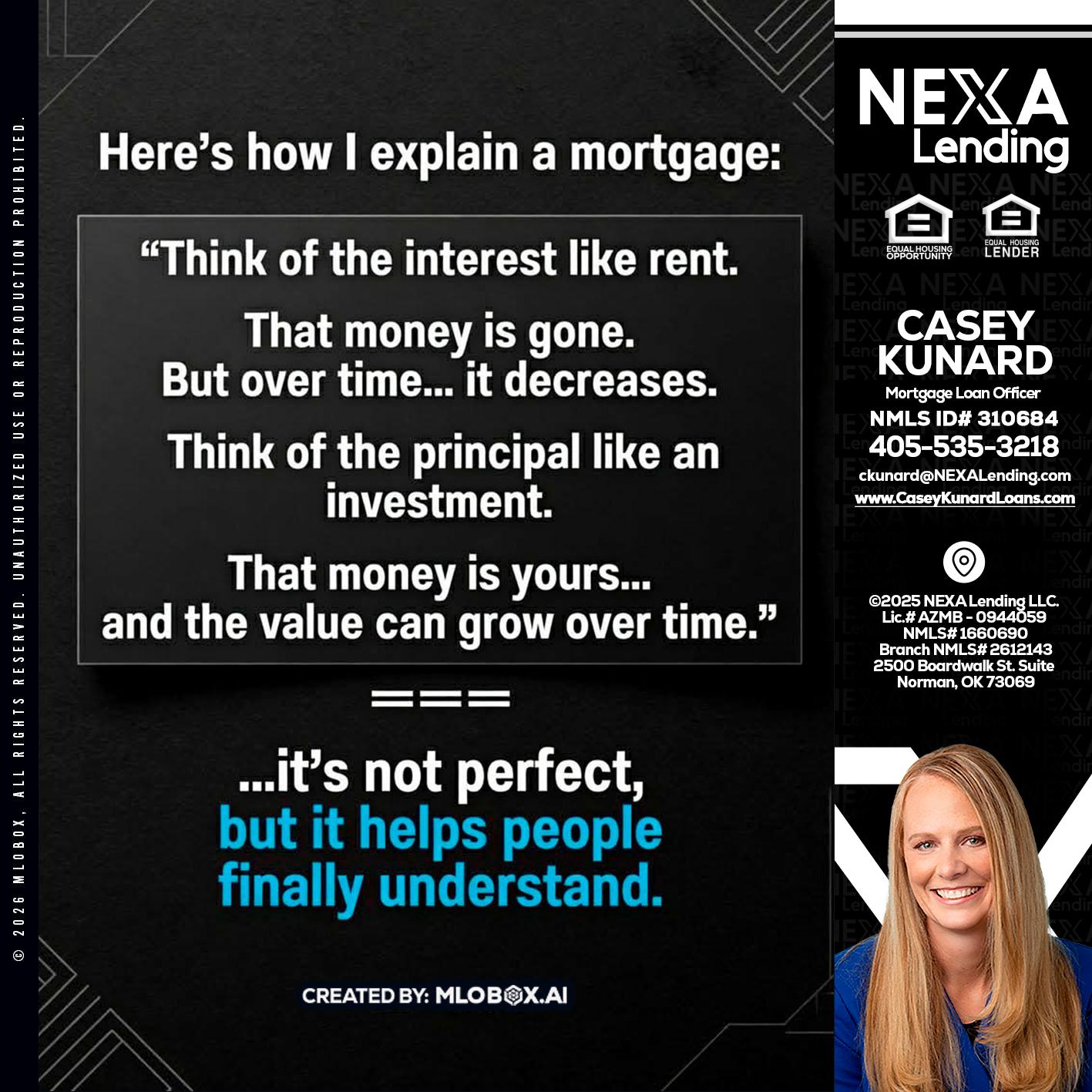 HERES NOW - Casey Kunard -Mortgage Loan Officer