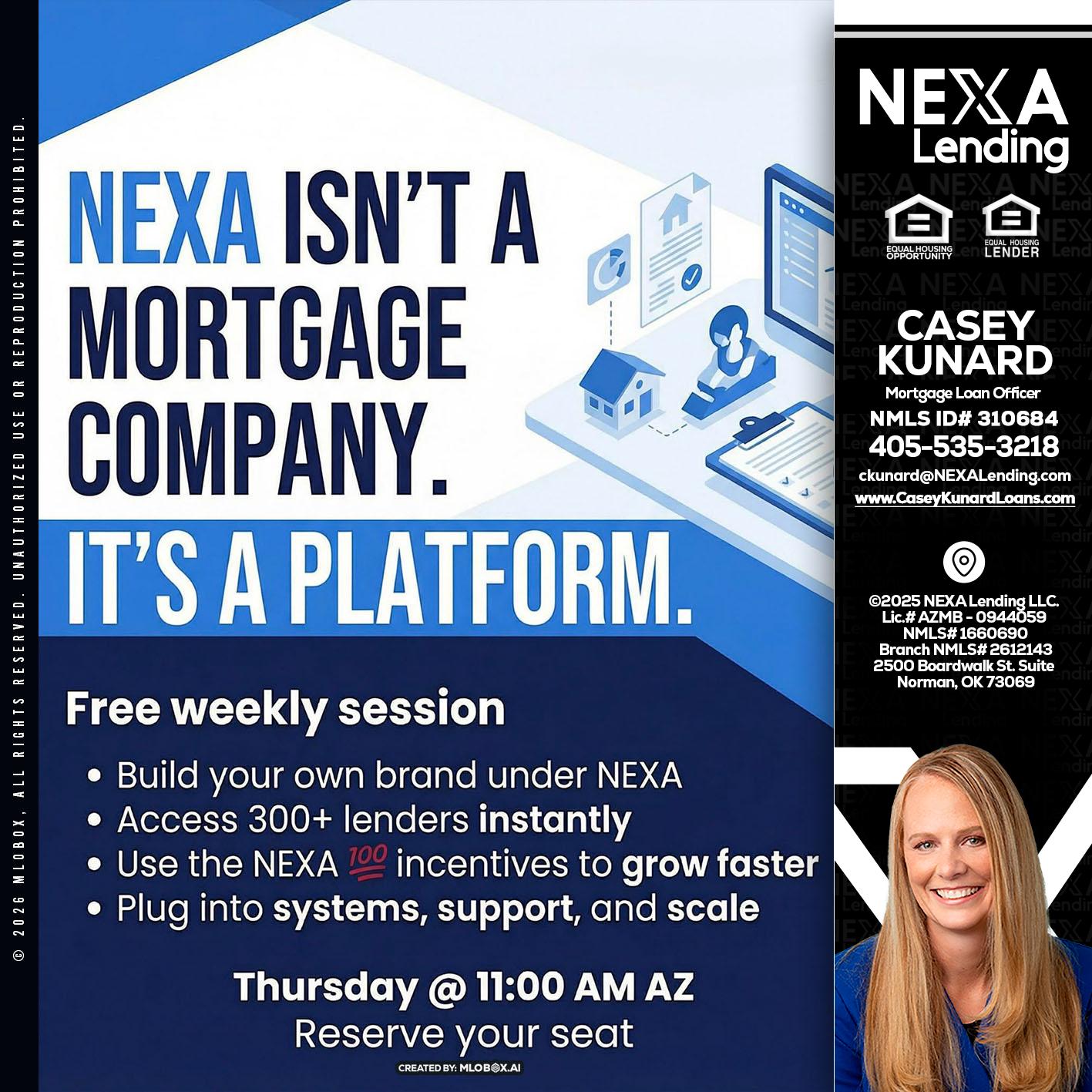 NEXA ISNT - Casey Kunard -Mortgage Loan Officer