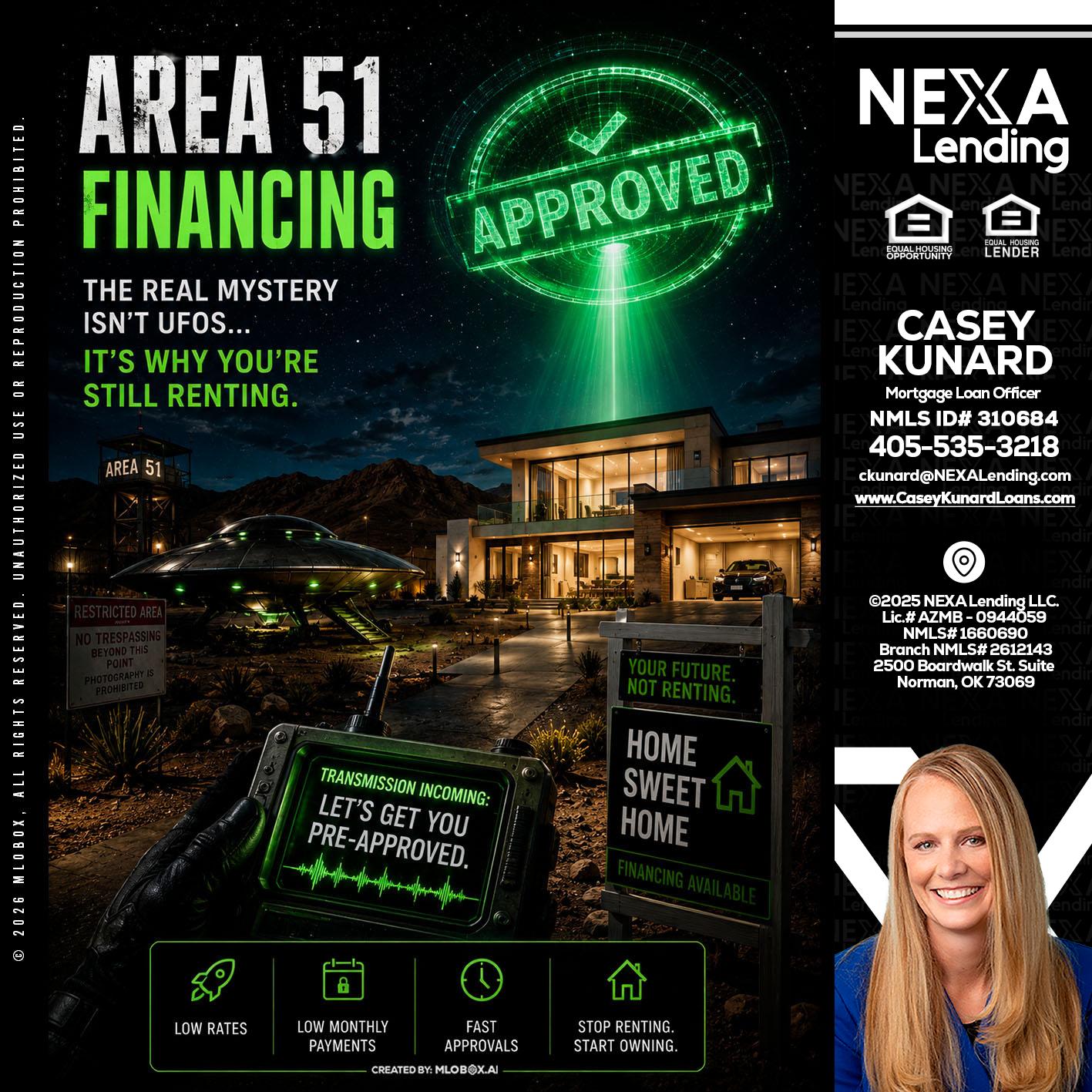 AREA 51 - Casey Kunard -Mortgage Loan Officer