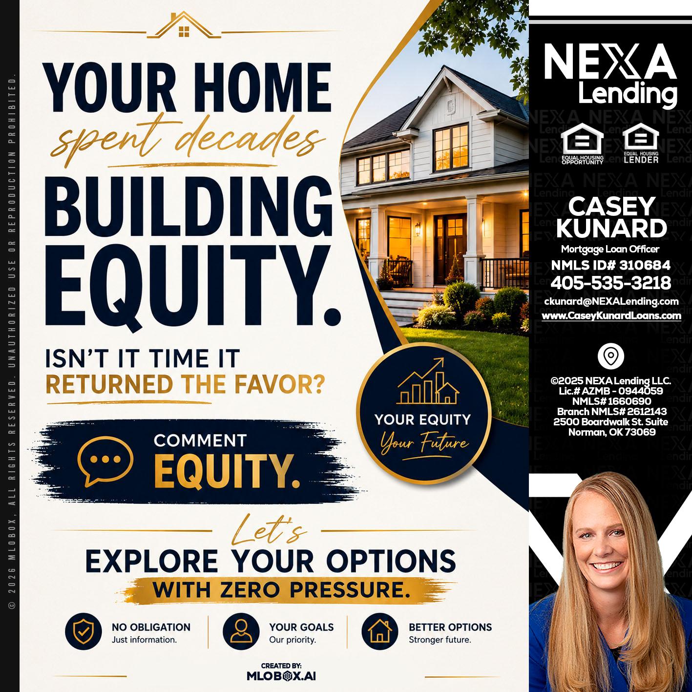 building equity - Casey Kunard -Mortgage Loan Officer