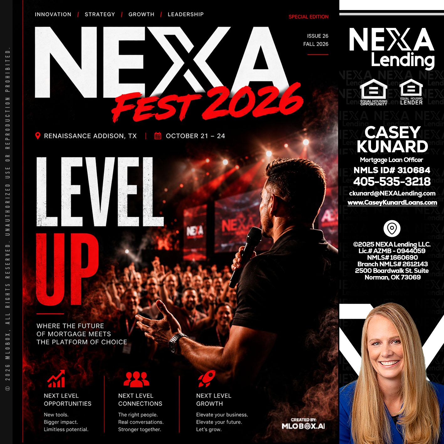 NEXA FEST 2026 - Casey Kunard -Mortgage Loan Officer