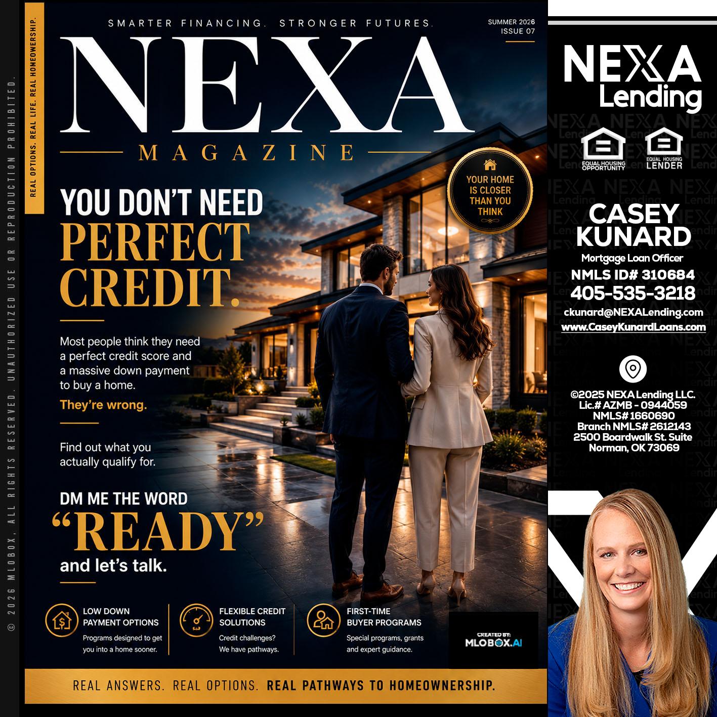 NEXA MAGAZINE - Casey Kunard -Mortgage Loan Officer