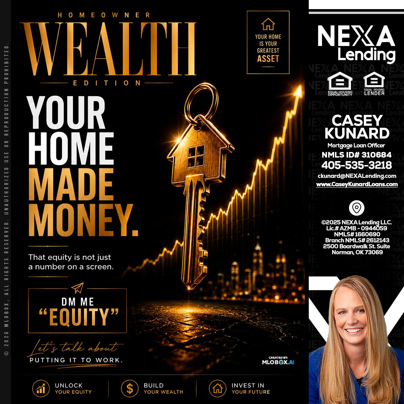 YOUR HOME MADE - Casey Kunard -Mortgage Loan Officer