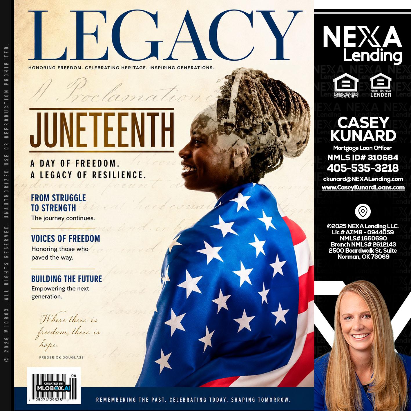 LEGACY - Casey Kunard -Mortgage Loan Officer