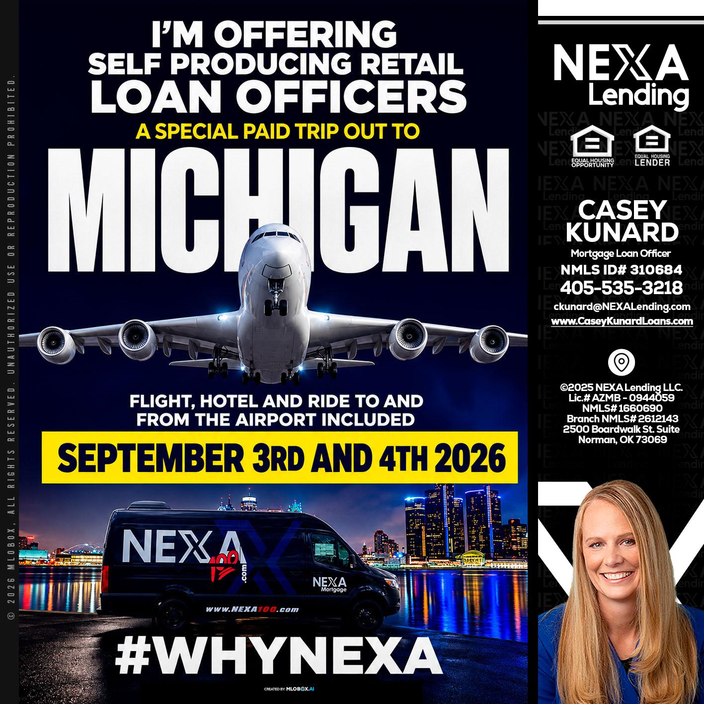 MICHIGAN - Casey Kunard -Mortgage Loan Officer