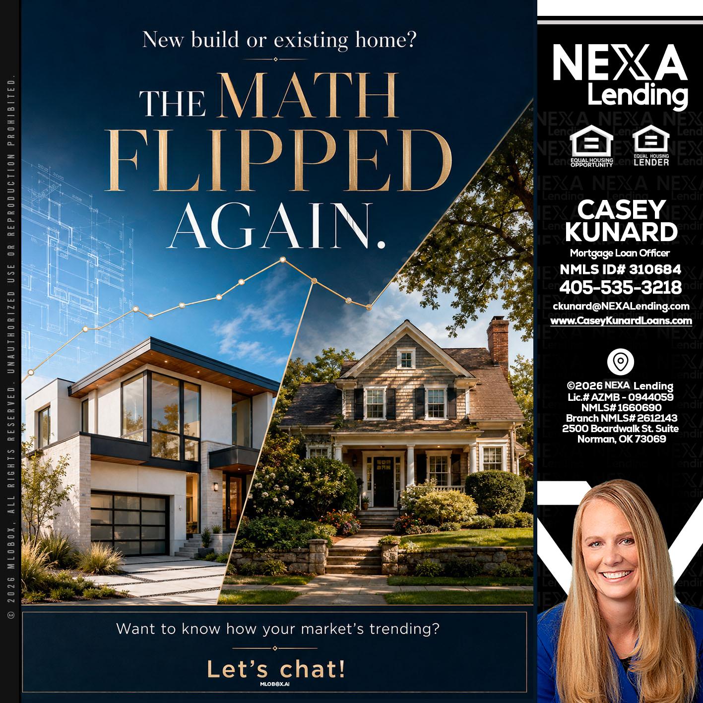 THE MATH FLIPED - Casey Kunard -Mortgage Loan Officer