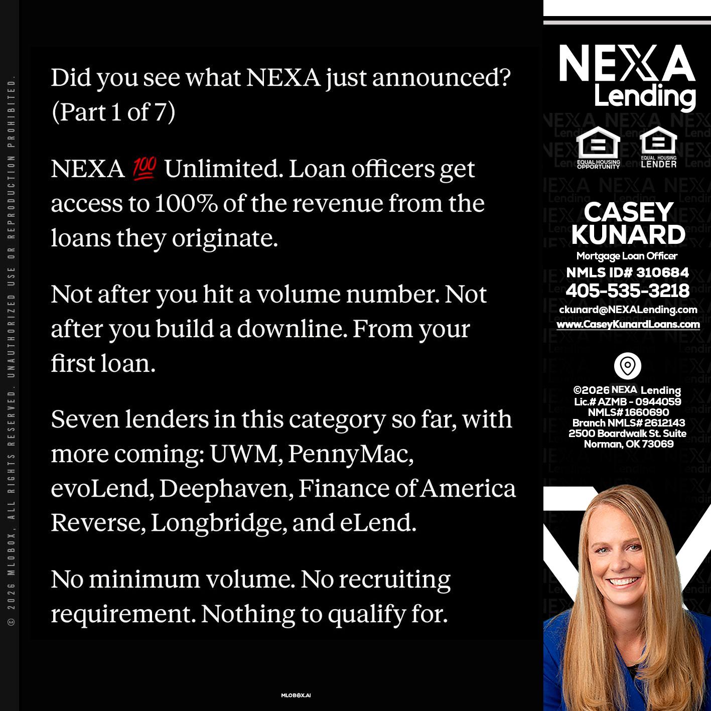 DID YOU KNOW - Casey Kunard -Mortgage Loan Officer