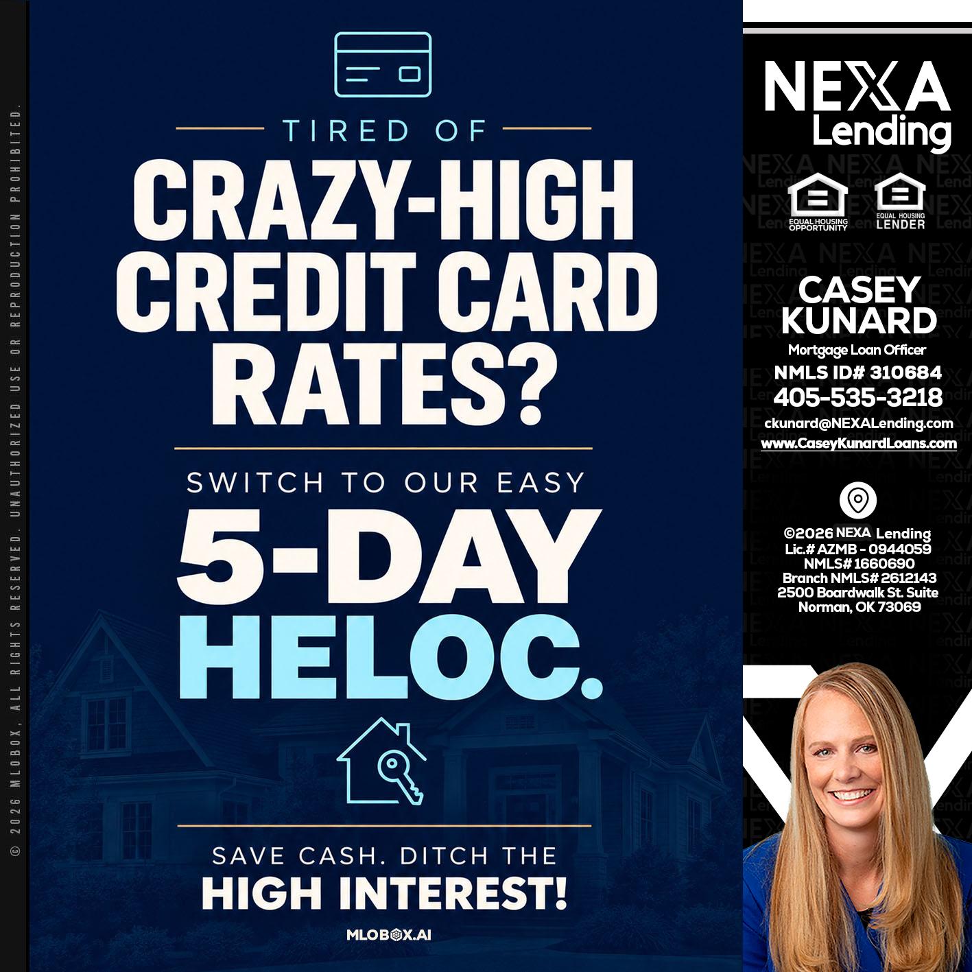 crazy high - Casey Kunard -Mortgage Loan Officer