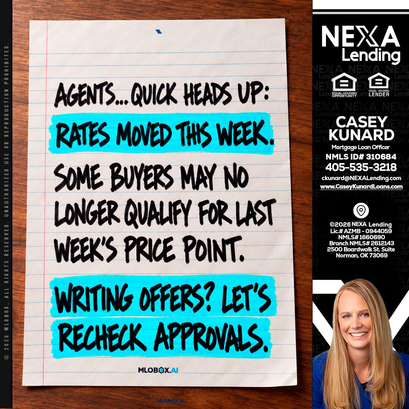 AGENTS - Casey Kunard -Mortgage Loan Officer
