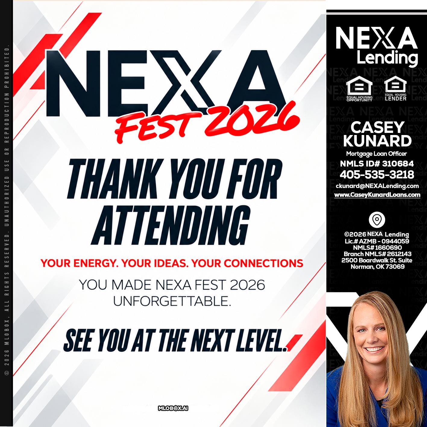 NEXA FEST 2026 - Casey Kunard -Mortgage Loan Officer