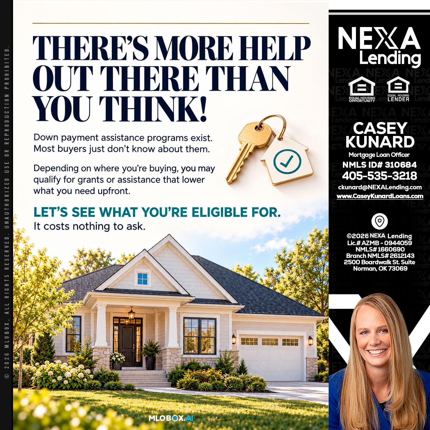 THERES MORE - Casey Kunard -Mortgage Loan Officer